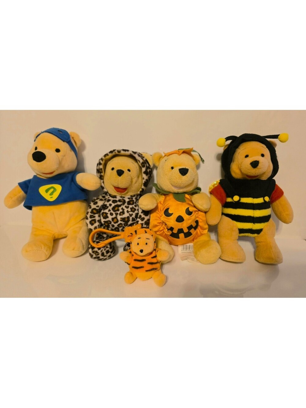 VTG Disney Winnie the Pooh Halloween Plush Costume Outfit Lot of 5